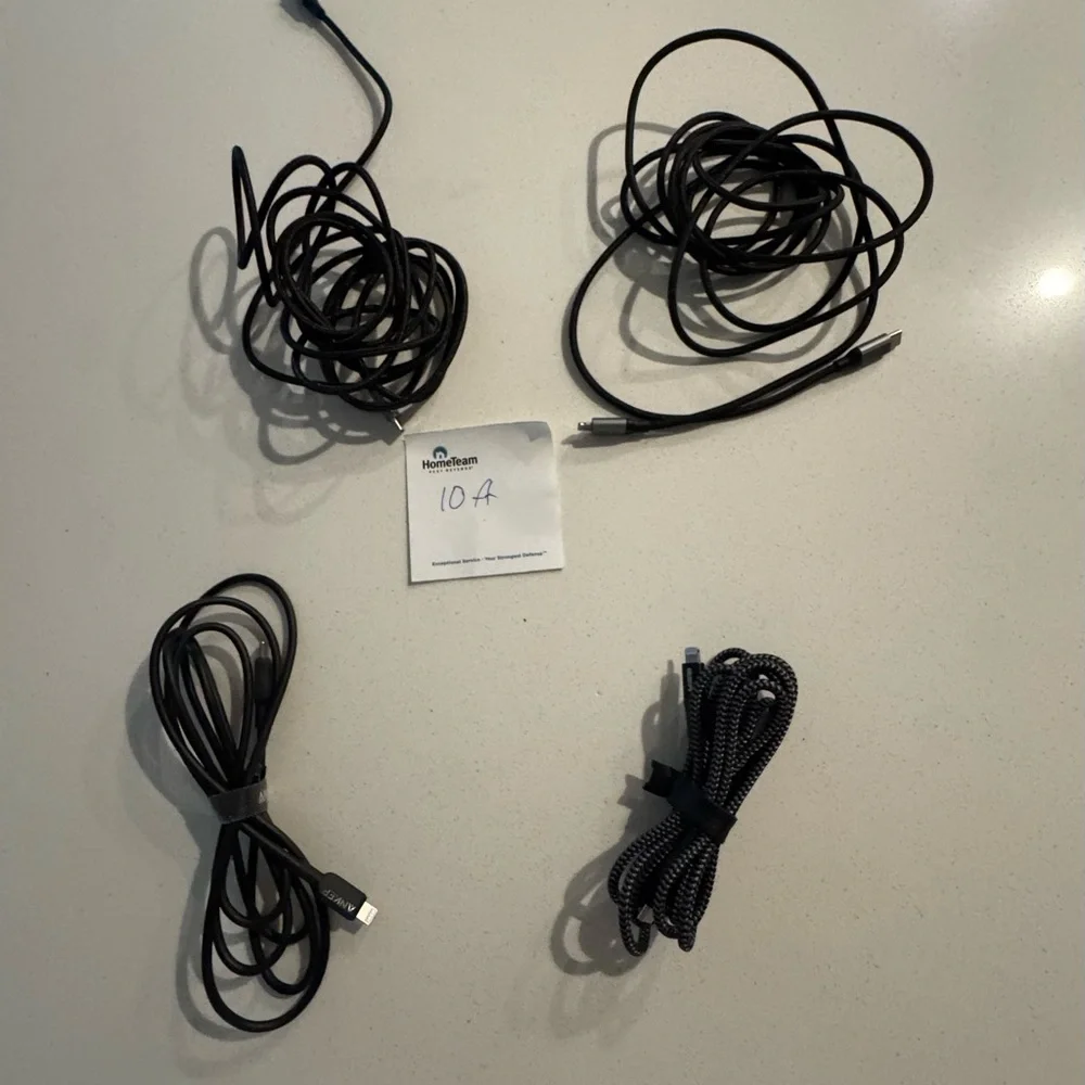 8 Charging Cords Lightning to USB C